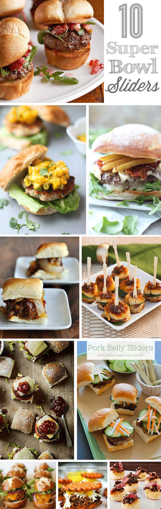 Super Bowl Sliders Recipes
 10 Sliders and Mini Burgers Super Bowl Recipes • The