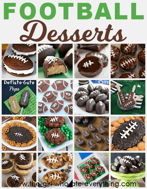 Super Bowl Theme Desserts
 Football Themed Desserts The Girl Who Ate Everything