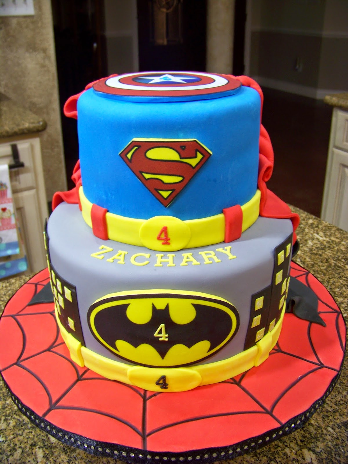 Superhero Birthday Cakes
 Planning a Superhero Birthday Party on a Bud Nheng s