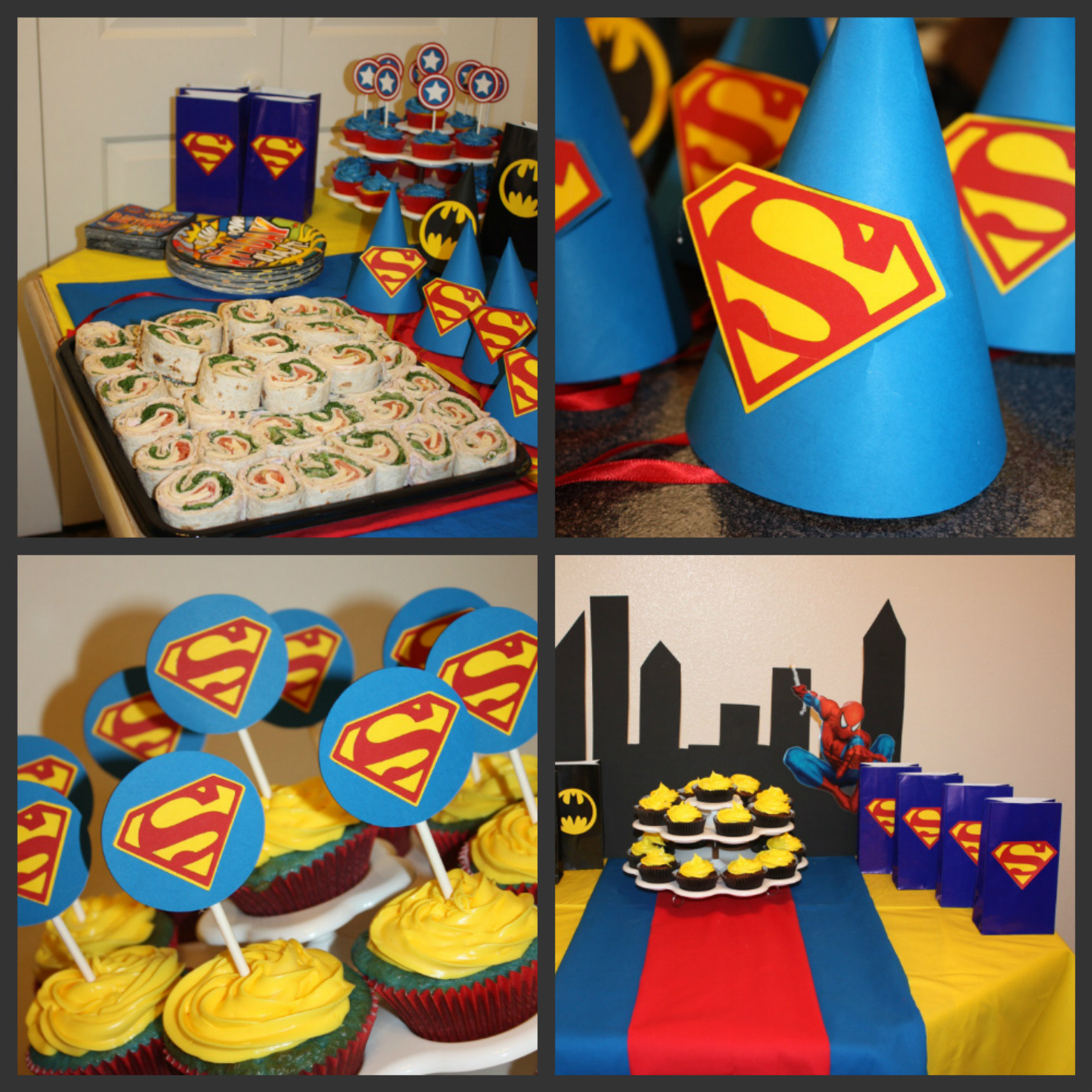 Superhero Birthday Party Supplies
 Lilli s Baby Shower Creations Ethan s Super Hero Birthday