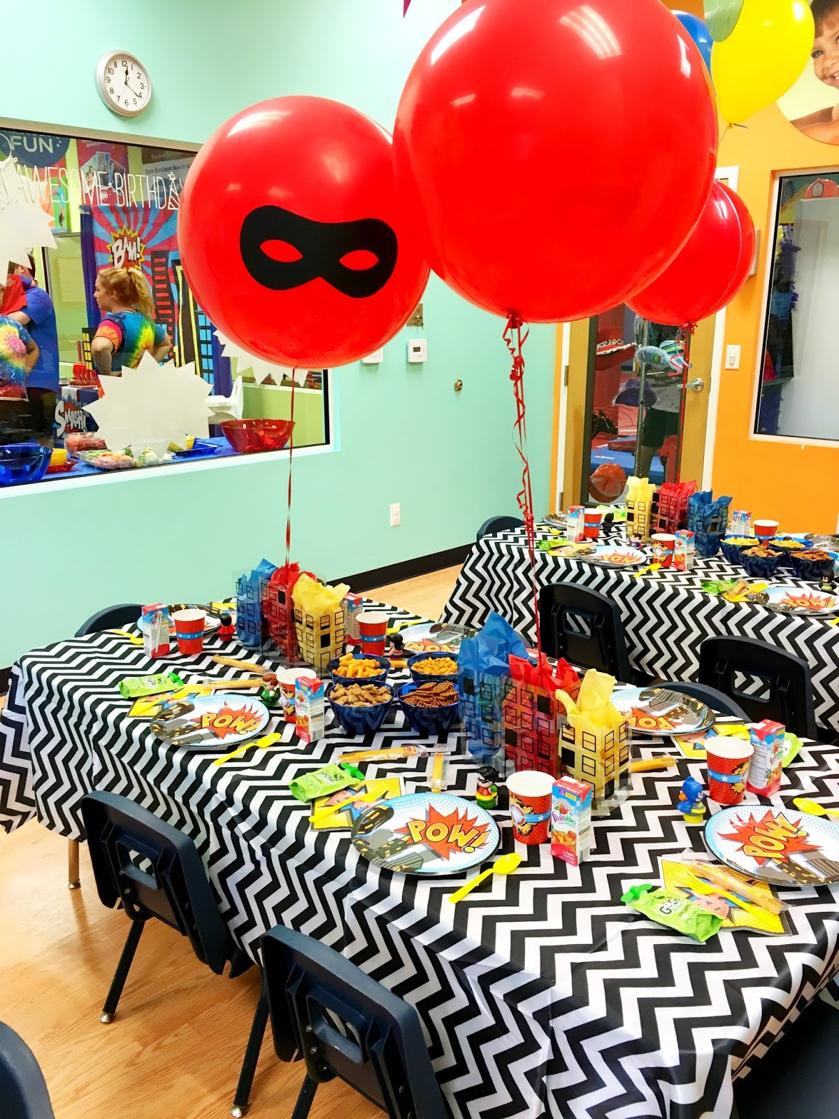 Superhero Birthday Party Supplies
 Superhero First Birthday Party Ideas