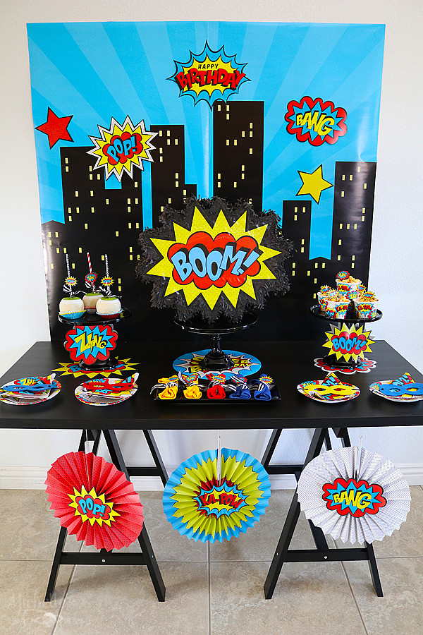 Superhero Birthday Party Supplies
 Superhero Themed Party Ideas Bud Friendly