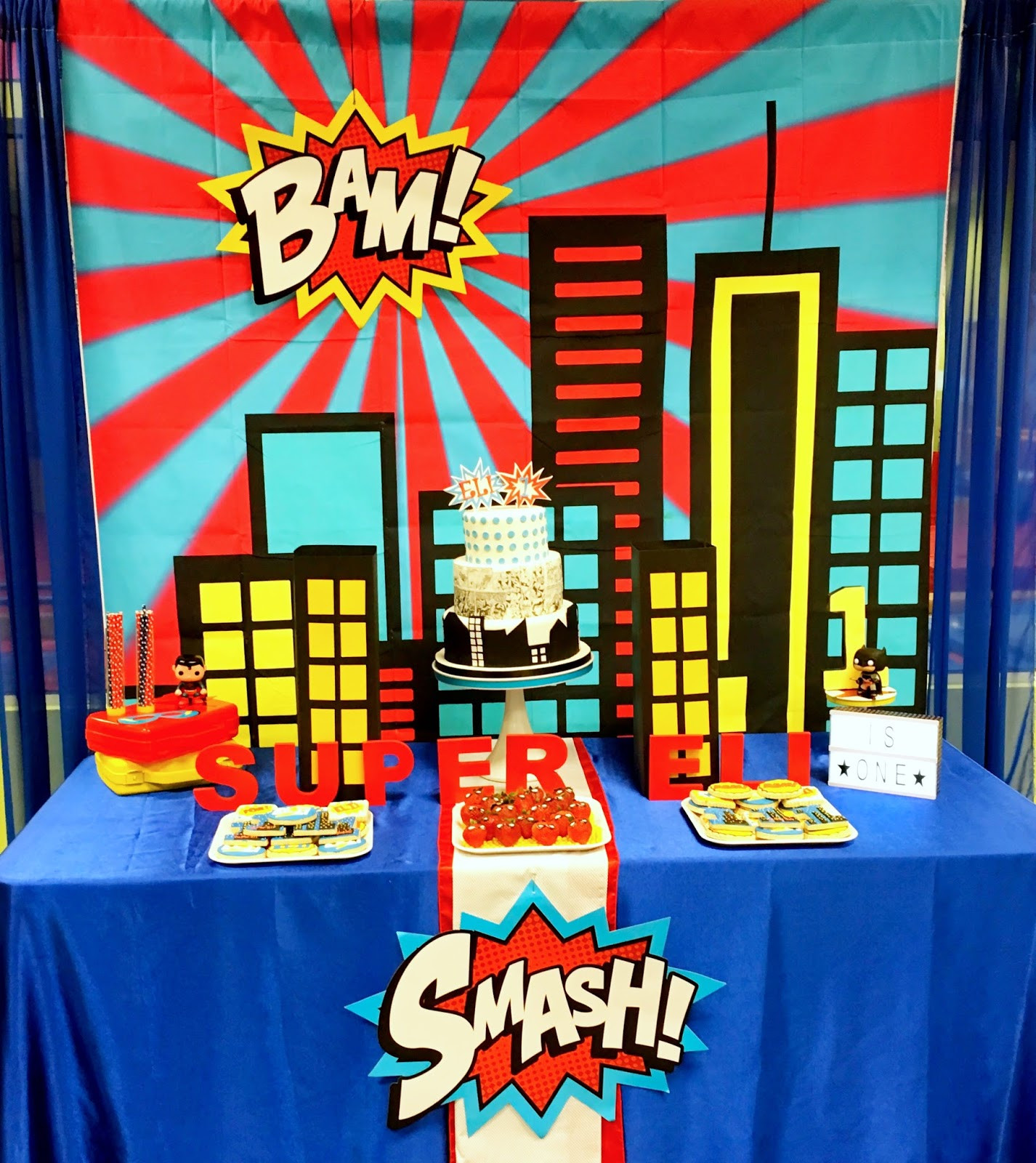 Superhero Birthday Party Supplies
 Superhero First Birthday Party Ideas