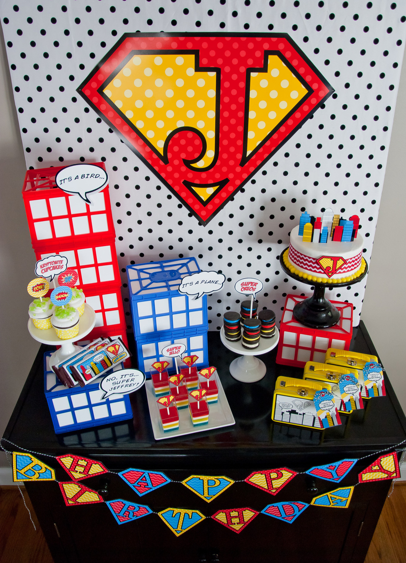 Superhero Birthday Party Supplies
 Professional Printing Available on Posters and Backdrops