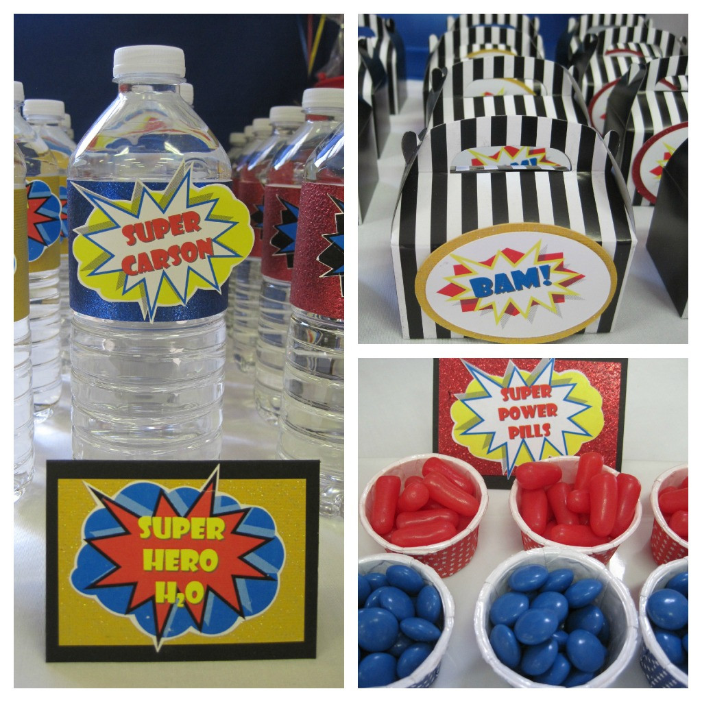 Superhero Birthday Party Supplies
 Super Hero Birthday Party Ideas Dimple Prints