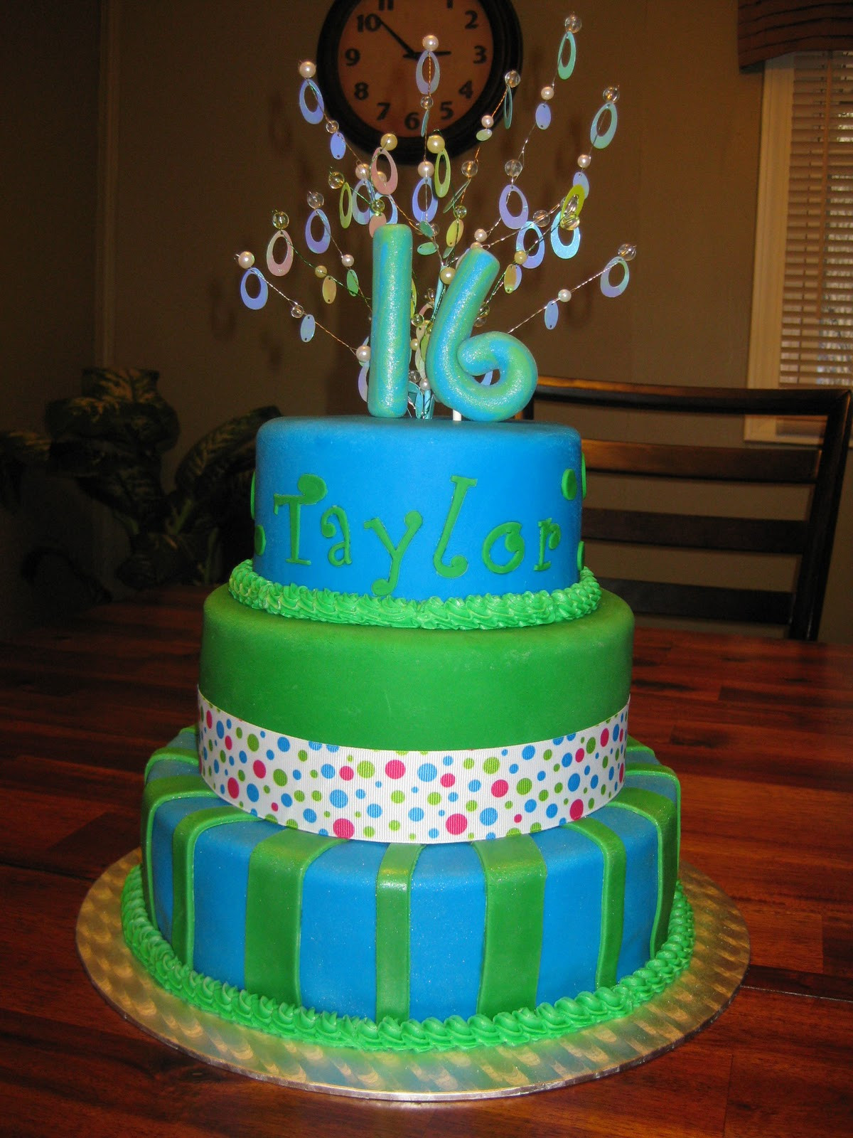 Sweet 16 Birthday Cakes
 Ashlynn Leigh Cakes Sweet 16 Birthday Cake