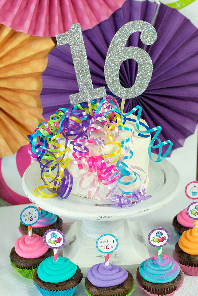 Sweet 16 Birthday Cakes
 Sweet 16 Birthday Party Ideas Throw a Candy Themed Party