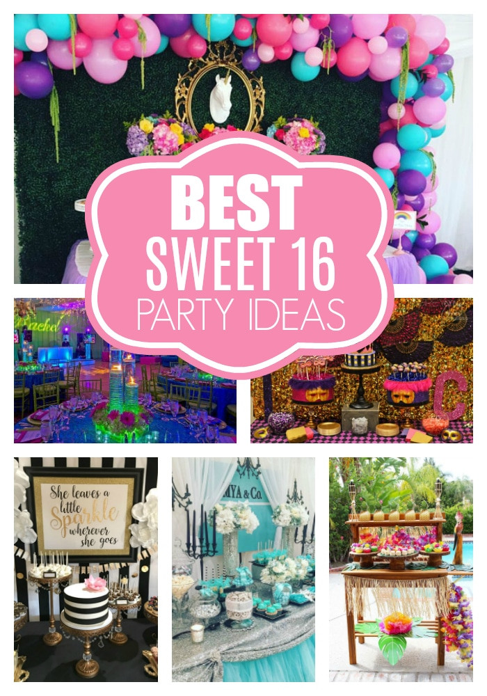 Sweet 16 Birthday Party Decorations
 Best Sweet 16 Party Ideas and Themes Pretty My Party