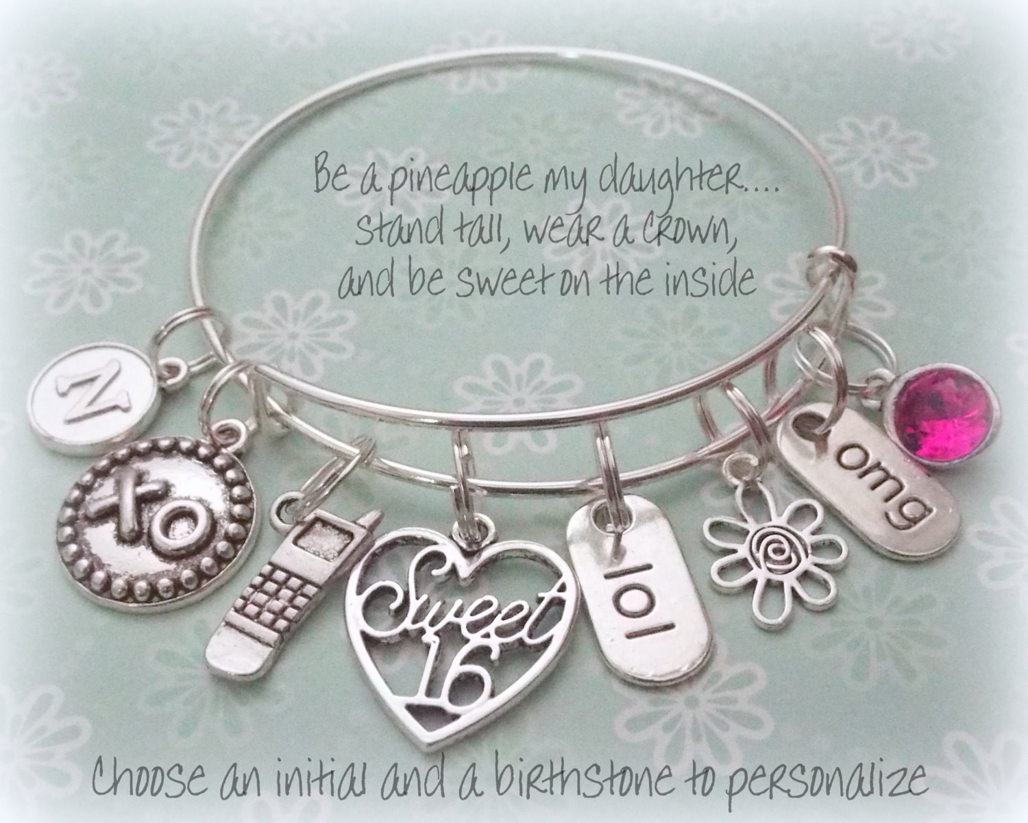 Sweet 16 Gift Ideas Girls
 Sweet 16 Gift Sweet 16 Personalized Bracelet Teenage Girl