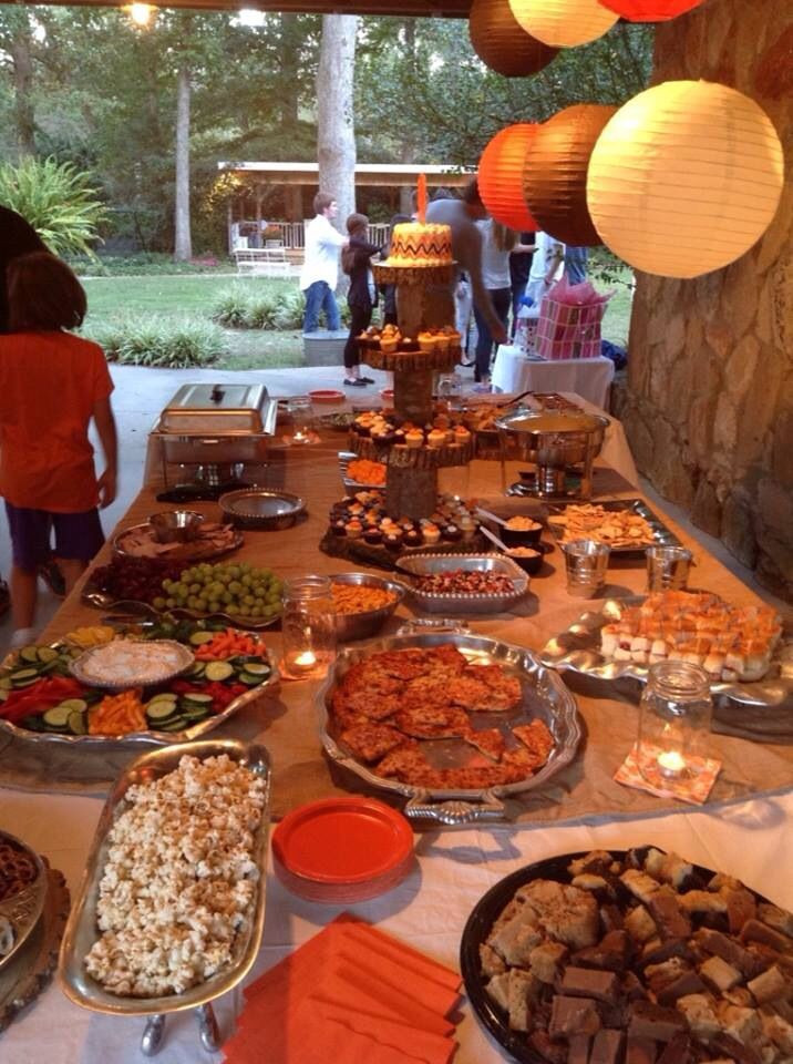 Sweet 16 Party Food Menu Ideas
 Sweet 16 bonfire dancing and of course lots of food for