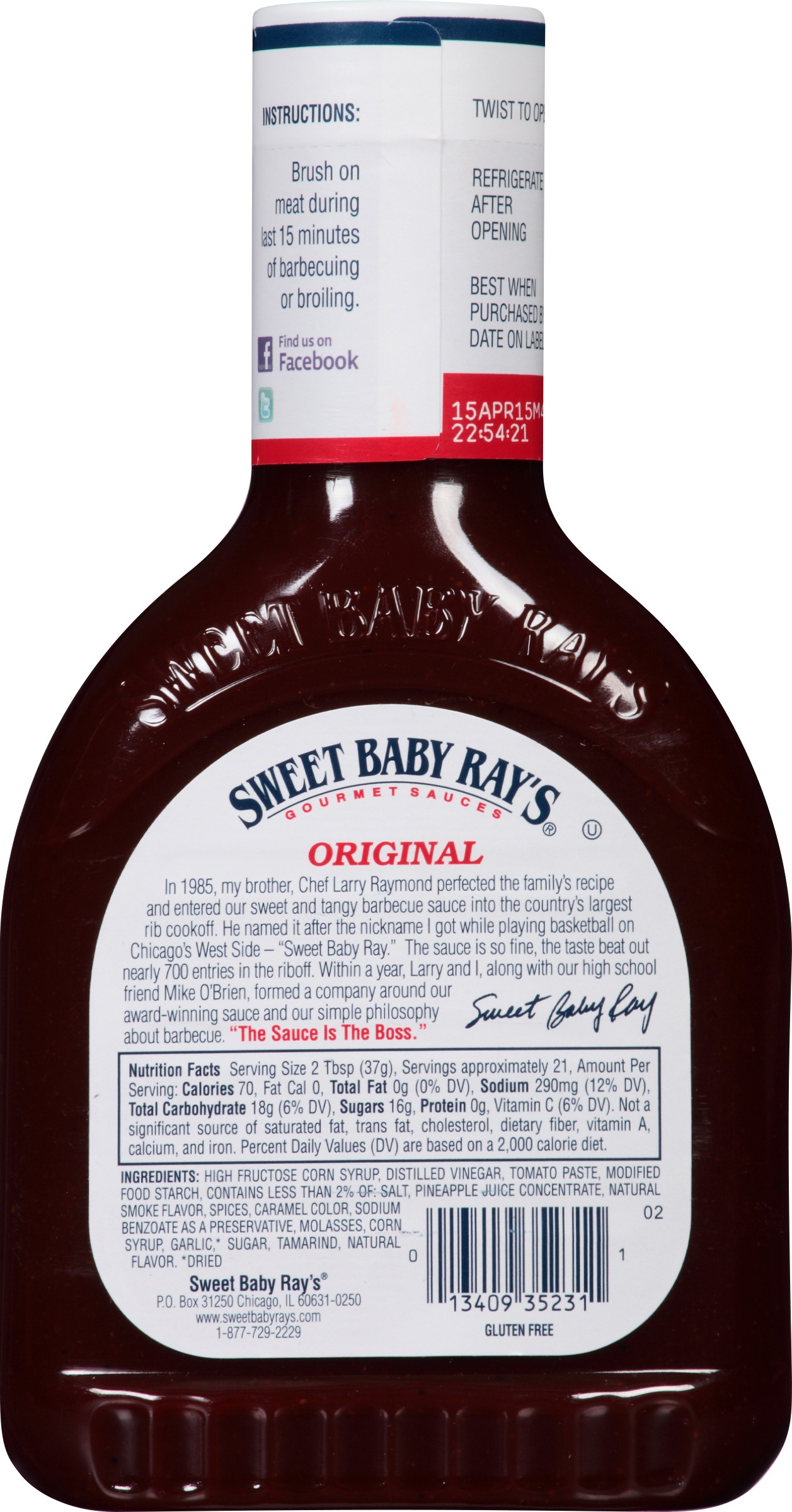 Sweet Baby Ray'S Bbq Sauce Nutrition
 Sweet Baby Ray’S Nutrition – Blog Dandk