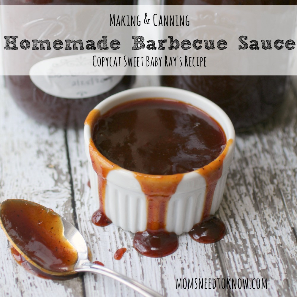 Sweet Baby Ray'S Bbq Sauce Recipe
 Homemade Barbecue Sauce Recipe