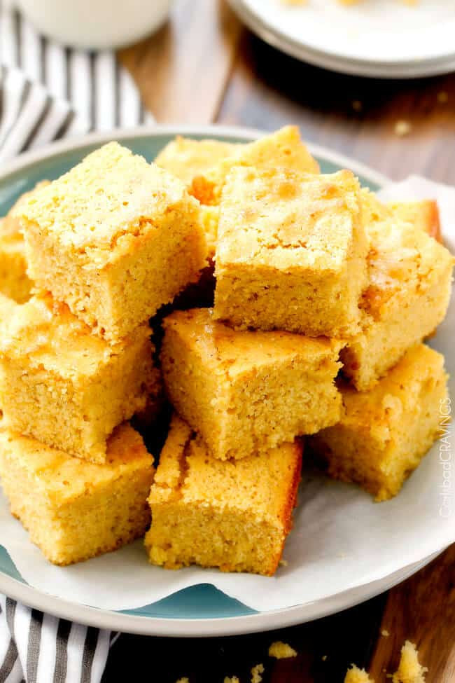 Sweet Corn Bread
 Moist Sweet Cornbread Carlsbad Cravings