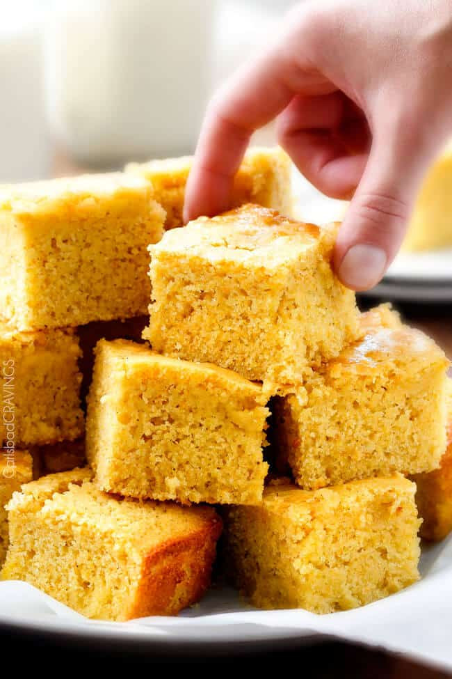 Sweet Corn Bread
 Moist Sweet Cornbread Carlsbad Cravings