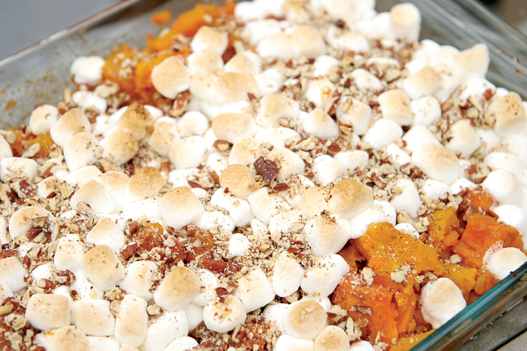 Sweet Potato And Marshmallow
 d Recipe Sweet Potatoes with Texas Pete Fiery Sweet