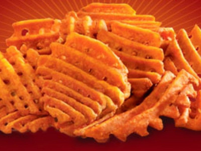 Sweet Potato Waffle Fries
 Chick fil A Giving Away New Sweet Potato Waffle Fries