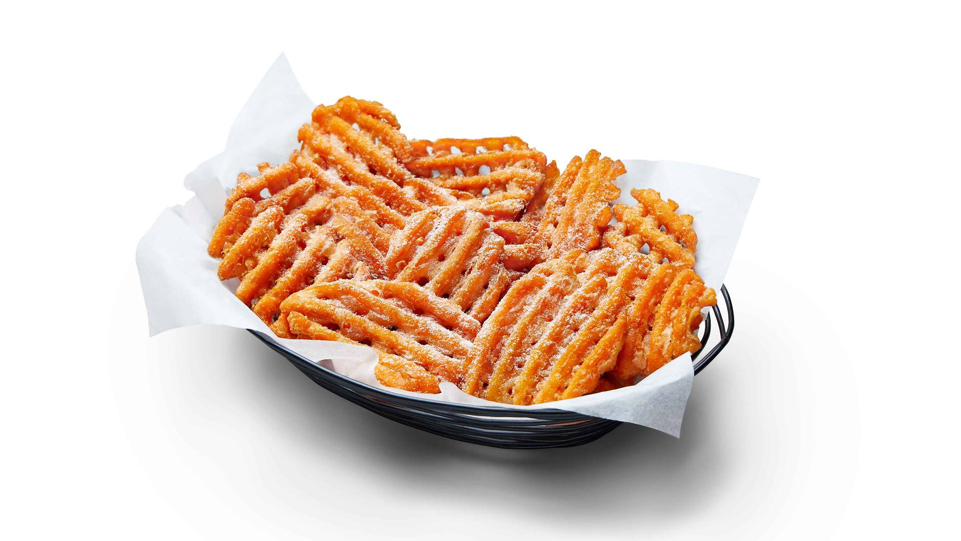 Sweet Potato Waffle Fries
 Sweet Potato Stuffed Crust Pizza And Waffle Fries Now