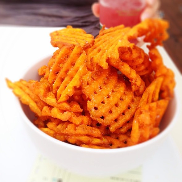 Sweet Potato Waffle Fries
 Can d Bacon Sweet Potato Waffle Fries Recipe — Dishmaps