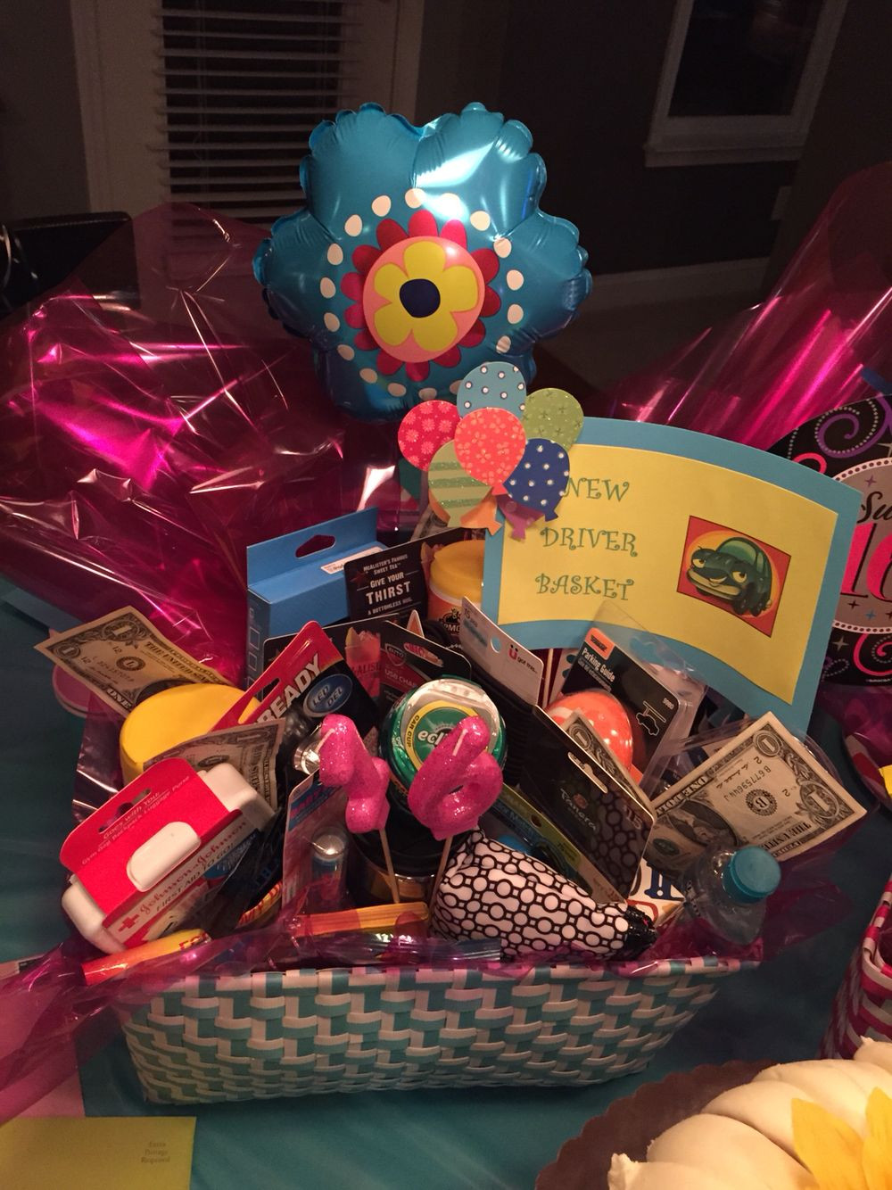 Sweet Sixteen Birthday Gift Ideas
 Sweet Sixteen New Driver Basket Gifts