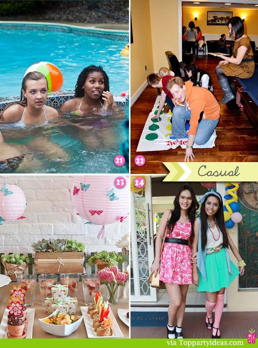 Sweet Sixteen Pool Party Ideas
 Sweet 16 Casual Parties Pool party board and fun games