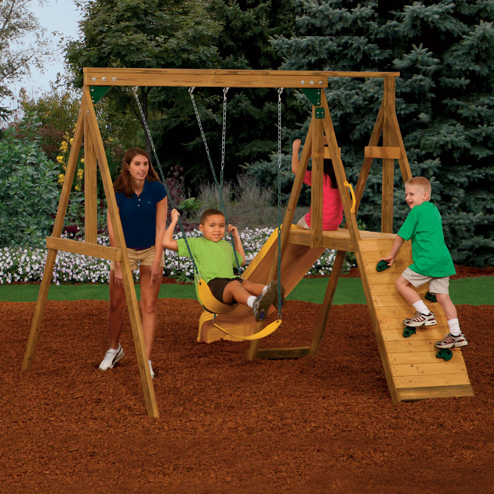 Swing Set For Backyard
 Backyard Summer Safety Swing Sets