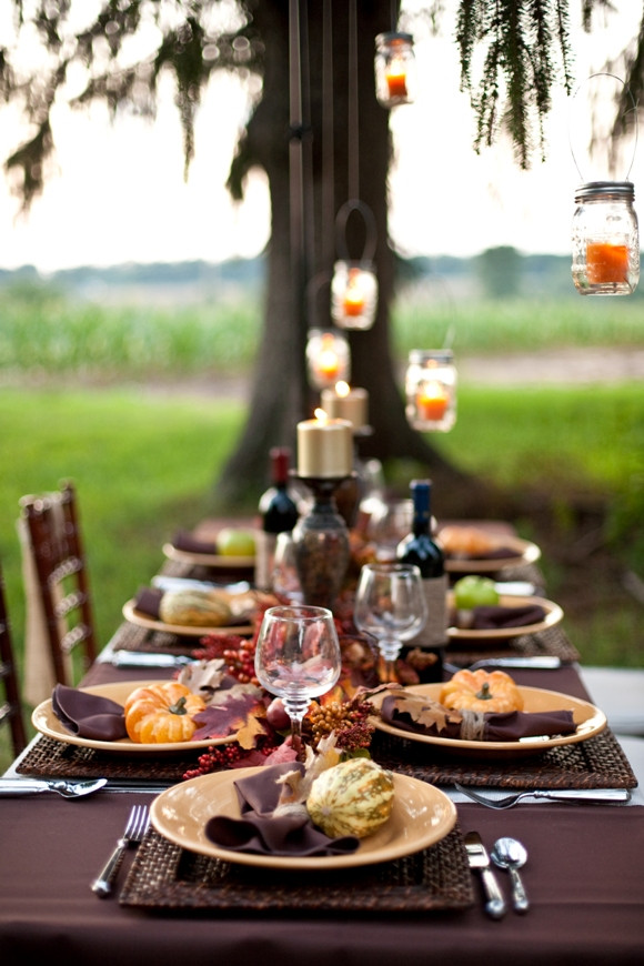 Table Decoration Ideas For Dinner Party
 Thanksgiving DIY Tablescape a Dinner Party Ideas Party