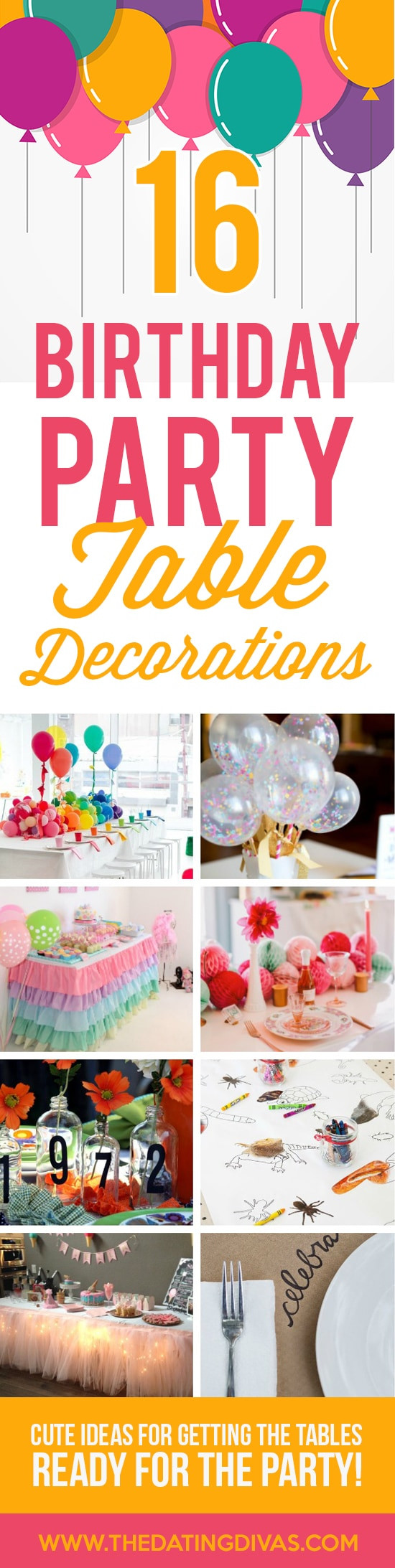 Table Decorations For Birthday Party
 Birthday Decorations