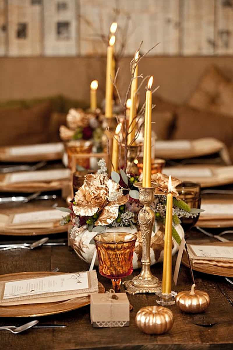 Table Decorations For Thanksgiving
 20 Elegant Thanksgiving Table Decorations Ideas