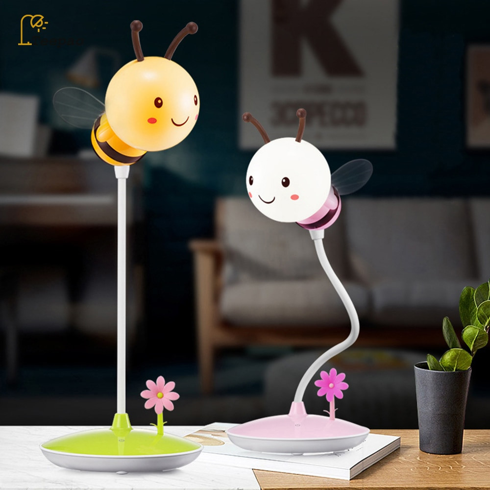 Table Lamp For Kids
 Touch Dimmable Table lamps DC 5V USB Rechargeable Bedside