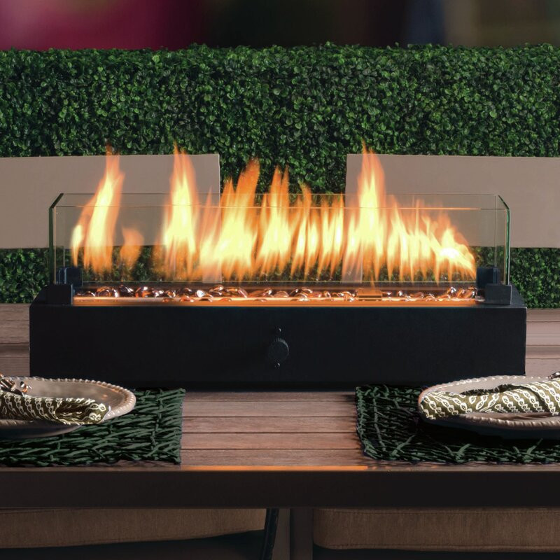 Table Top Electric Fireplace
 Bond Lara Steel Propane Tabletop Fireplace & Reviews
