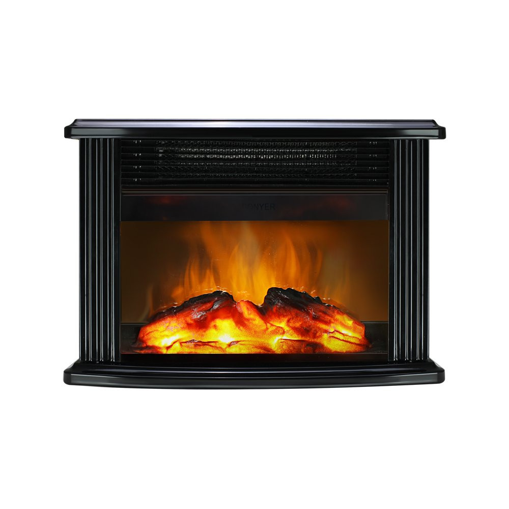 Table Top Electric Fireplace
 DONYER POWER 14" Mini Electric Fireplace Tabletop Portable