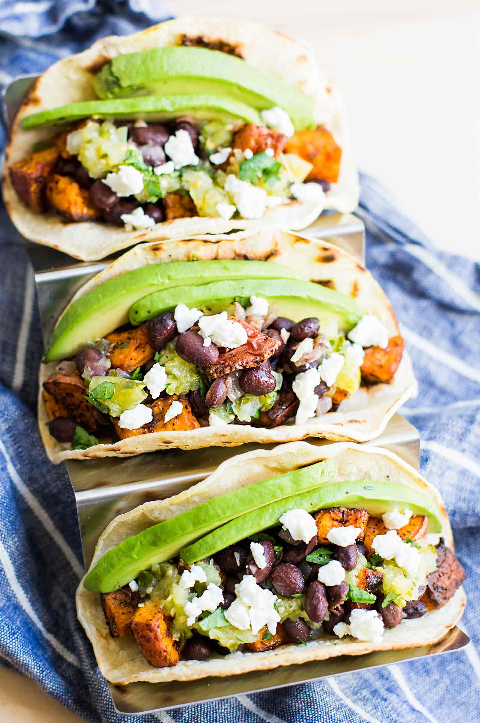 Taco Dinner Ideas
 Sweet Potato and Black Bean Tacos Recipe