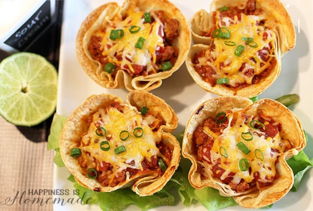 Taco Dinner Ideas
 Easy Dinner Recipes 30 Minute Taco Cups Happiness is