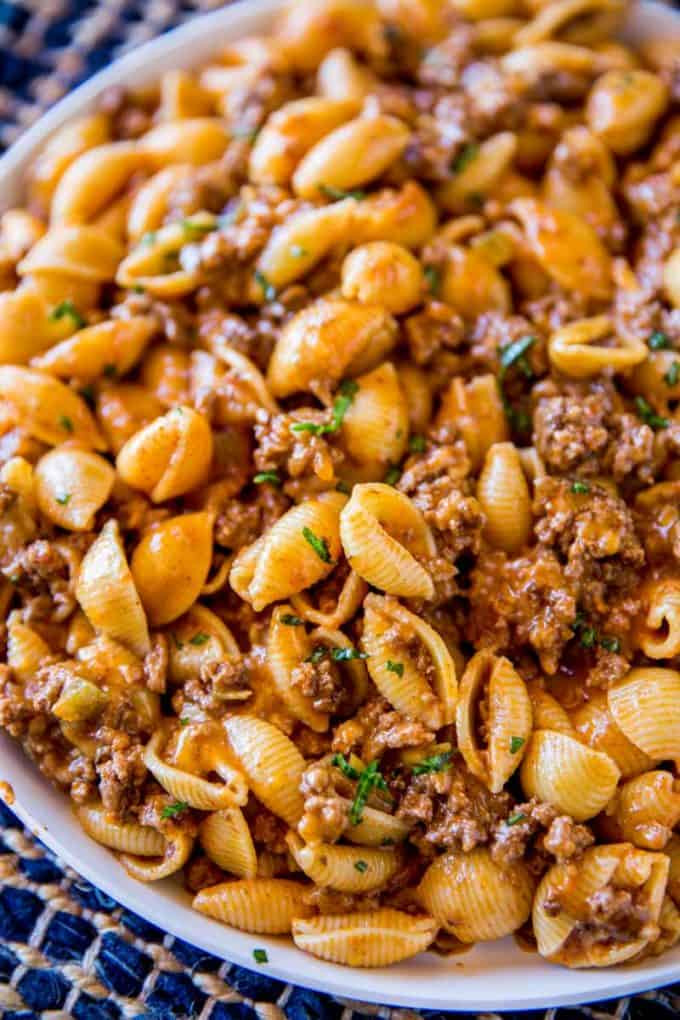 Taco Dinner Ideas
 Cheesy Taco Pasta Dinner then Dessert