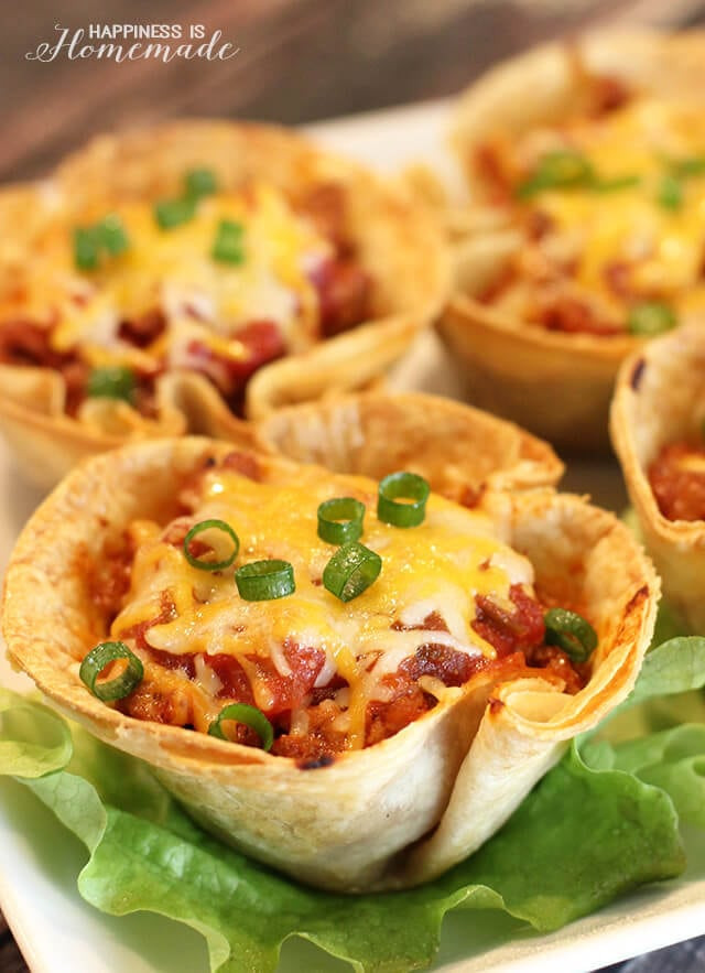 Taco Dinner Ideas
 Easy Dinner Recipes 30 Minute Taco Cups Happiness is