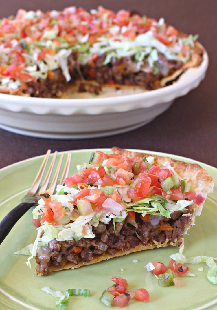 Taco Dinner Ideas
 Loaded Taco Pie