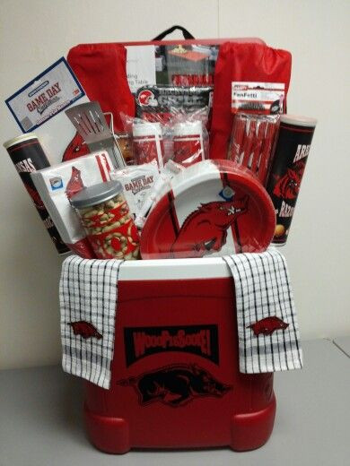 Tailgating Gift Basket Ideas
 Razorback tailgating basket