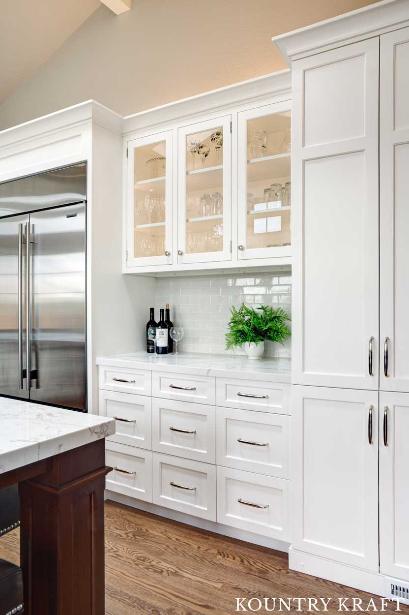 Tall White Kitchen Cabinets
 Tall White Kitchen Cabinets in Lafayette California