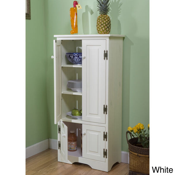 Tall White Kitchen Cabinets
 White Tall Cabinet Storage Kitchen Pantry Organizer