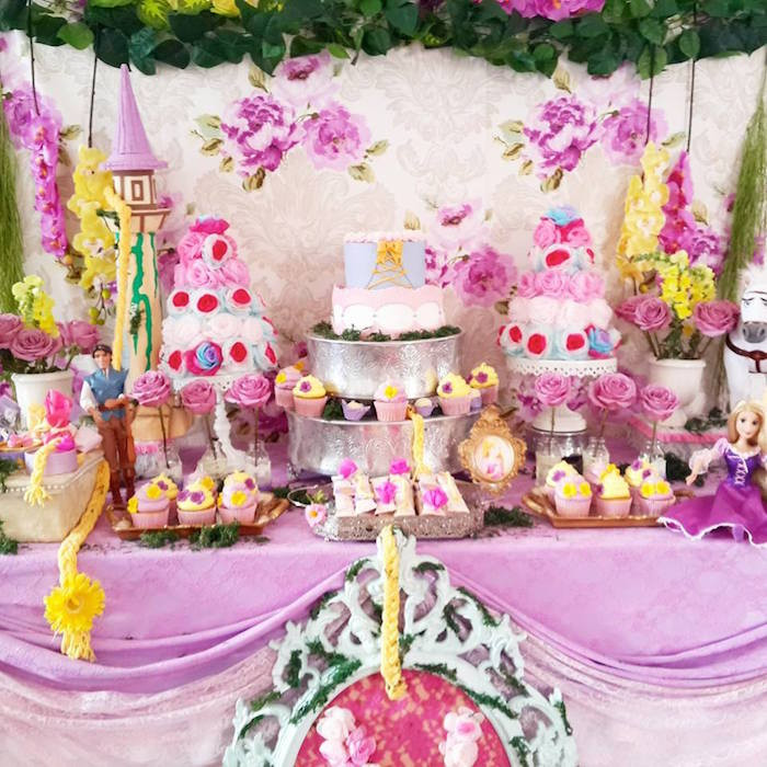Tangled Birthday Party Supplies
 Kara s Party Ideas Rapunzel Tangled Themed Birthday Party