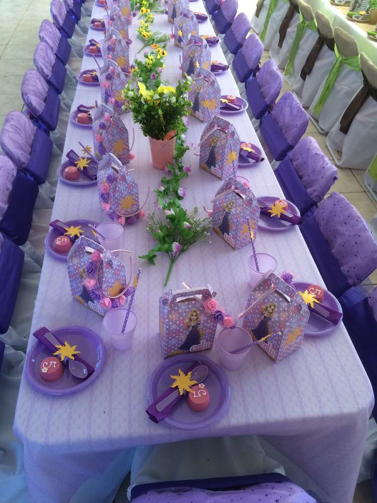 Tangled Birthday Party Supplies
 Rapunzel Tangled Birthday Party Ideas