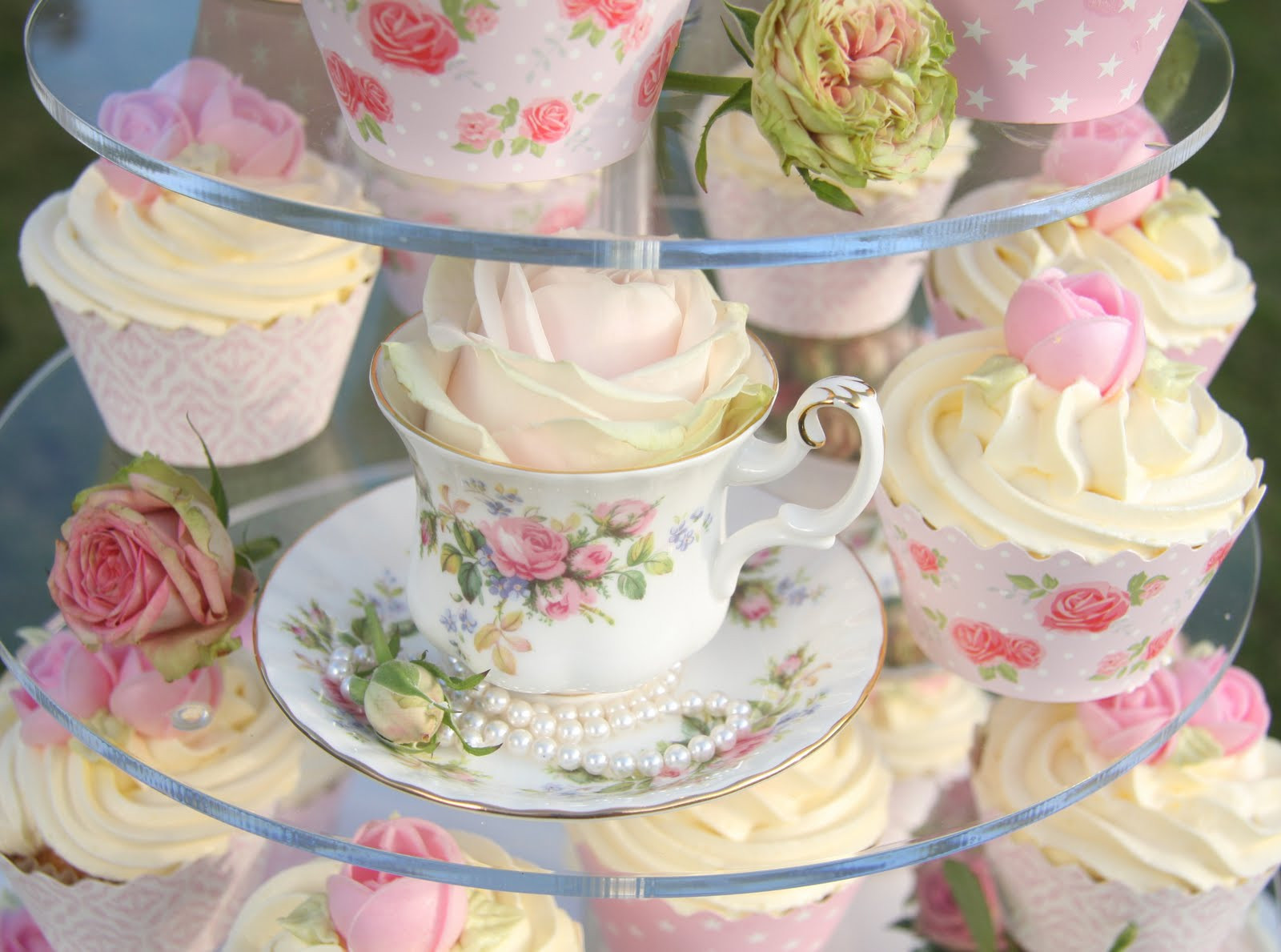 Tea Cup Party Ideas
 Life is What You Bake it Vintage Cake Cupcakes & Tea Cups