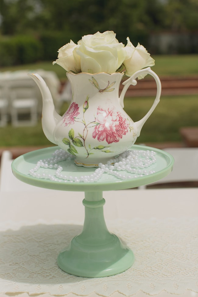 Tea Cup Party Ideas
 Mint and Pink Vintage Tea Party Pretty My Party Party