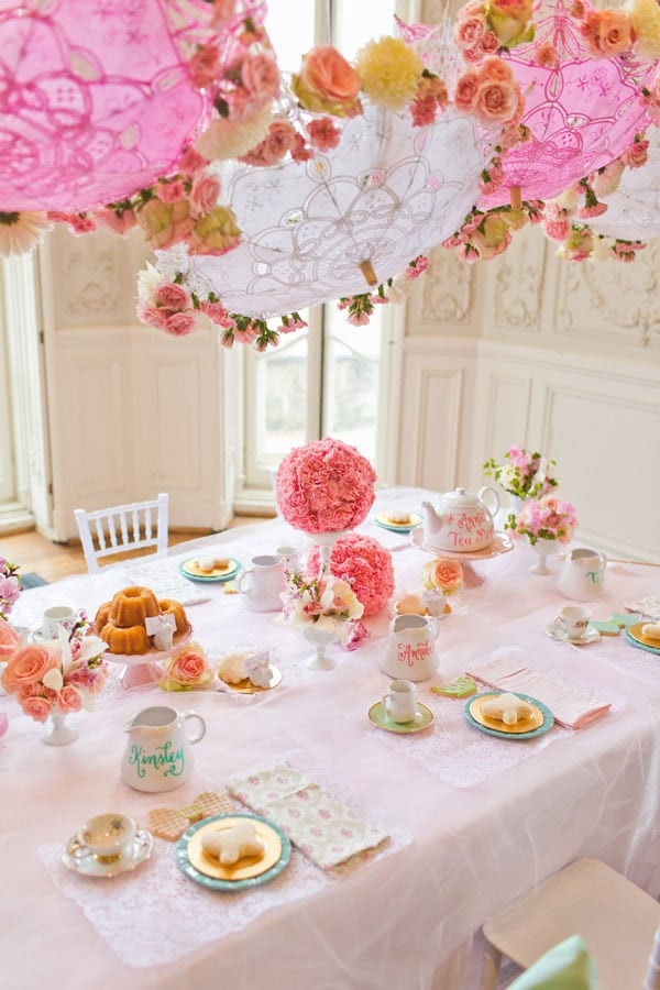 Tea Party Decorations Ideas
 Sweet Tea Birthday Party Pretty My Party Party Ideas