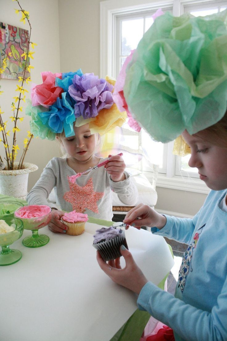 Tea Party Hat Ideas
 Little girl tea party hats these would be so cute to