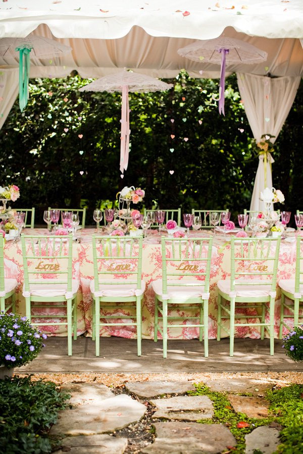 Tea Party Ideas For Bridal Shower
 Outdoor Vintage Lace Tea Party Bridal Shower Bridal