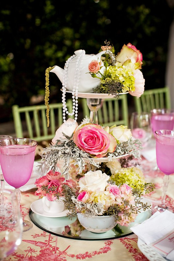 Tea Party Ideas For Bridal Shower
 Outdoor Vintage Lace Tea Party Bridal Shower Bridal