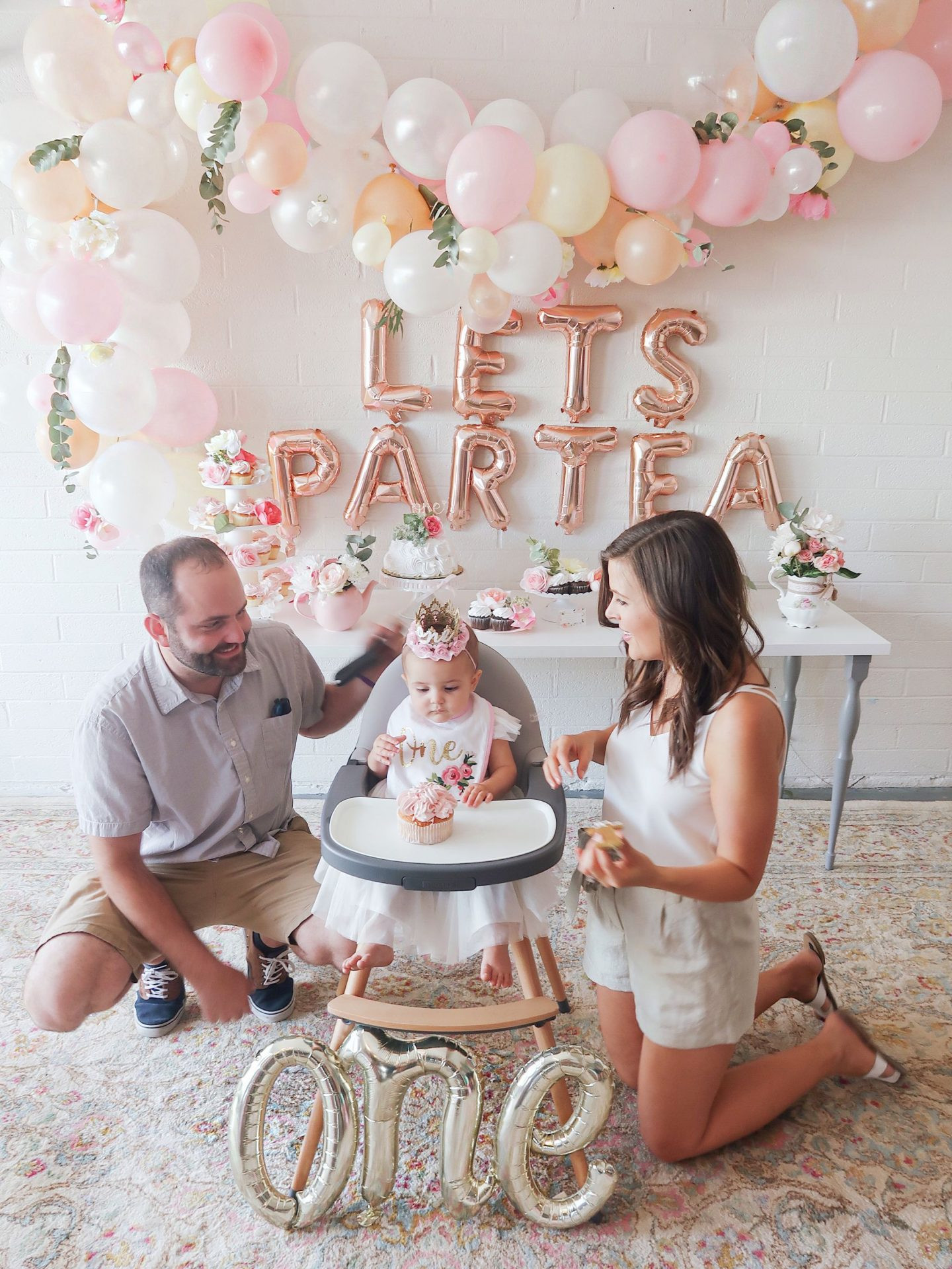 Tea Party Ideas For Girls
 First birthday tea party for our baby girl Scottie Rose