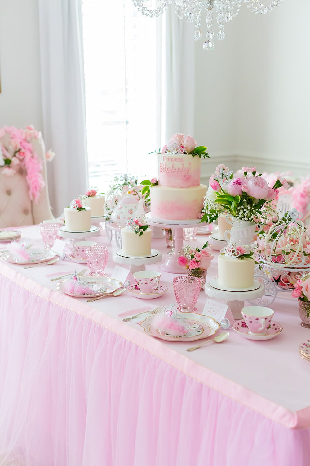 Tea Party Ideas For Girls
 Blakely s Princess Tea Party 5th Birthday