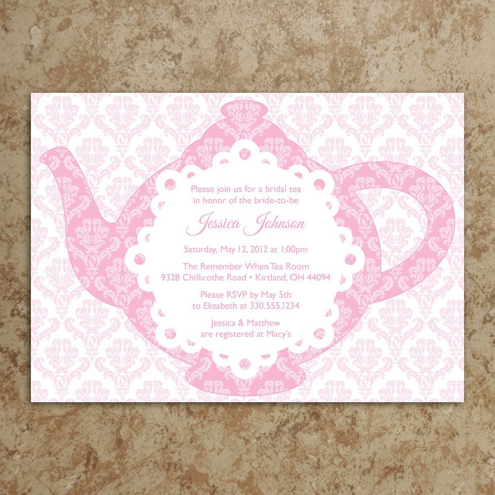 30 Best Tea Party Invitation Wording Ideas - Home, Family, Style and ...